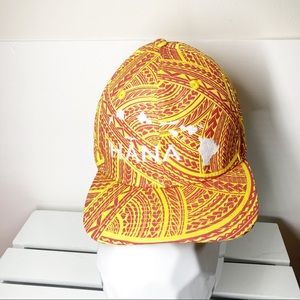 HANA Flat-bill Hat adjustable EUC